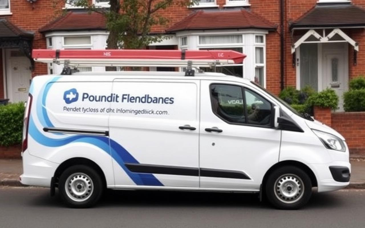 WH Plumbing service van on a UK street